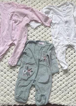 Набор человечков, ромперы для девочки