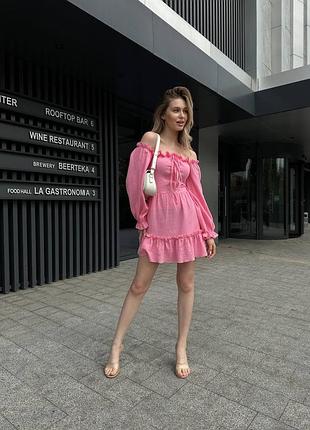 Легкое воздушное муслиновое платье vol-666