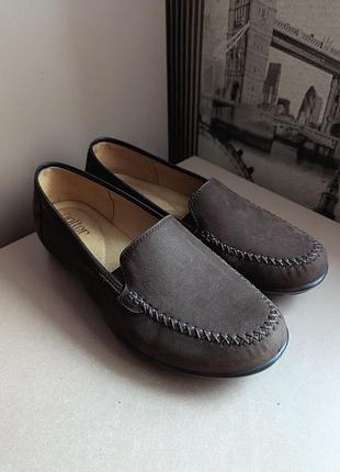 Туфли лоферы мокасины hotter jazz brown (6/39,5-40) из натур. кожи оригинал женские
