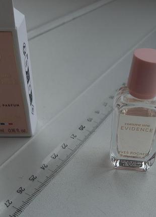 Парфумована вода "comme une evidence" yves rocher, 5 ml