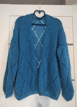 Кардиган ромби. handmade.
