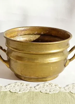 Антикварное кашпо с двумя ручками!