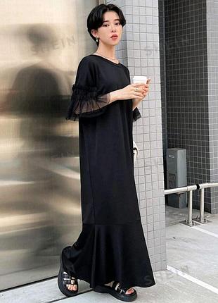 Платье черная меди