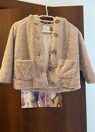 Шубка тедді для дівчинки  терміново