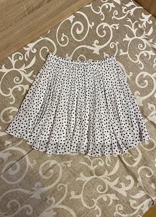 Летняя шифоновая юбка в складку