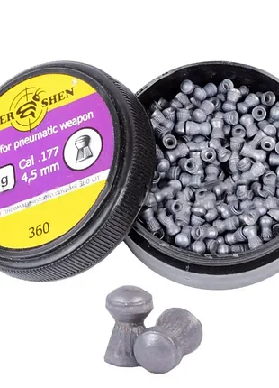 Пули для пневматики шершень (4.5mm, 0.75g, 360шт)