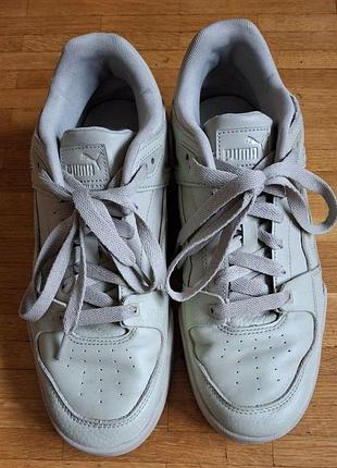 Оригинальные кожаные кроссовки puma 44,5р потолка 28,5см