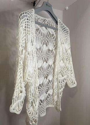 Вʼязаний кардиган накидка mango bella tuunte jezelfin
