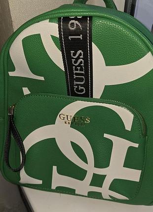 Рюкзак guess зеленый лимит серия