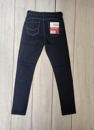 Якісні стрейчеві джинси w12 пояс 35-36 см довжина 97 см slim fit rica lewis