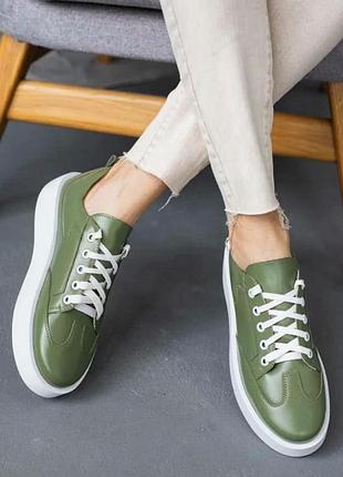 Кеды оливковые 37 размер