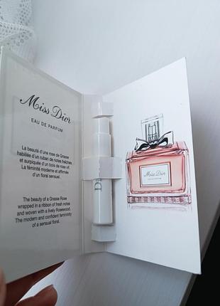 Пробник парфюма miss dior