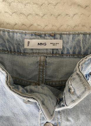 Новые джинсовые шорты mango( коттон)36р5 фото