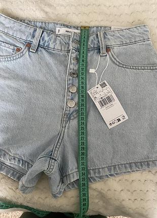 Новые джинсовые шорты mango( коттон)36р6 фото