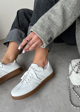 Кеди з натуральної шкіри