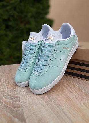 Женские качественные и стильные кроссовки adidas topanga бирюзовые adidas topanga бирюзовые
