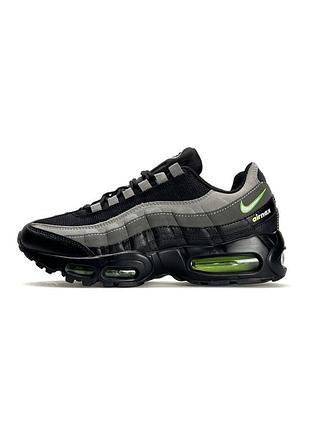 👟 чоловічі кросівки nike m air max 95 prm black grey lime 👟