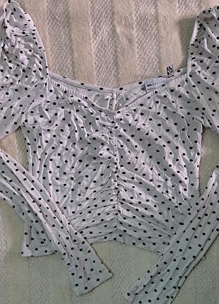 Кофта в горошок 🖤