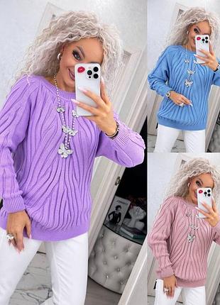 ❗️ 4 кольори ❗️ жіночий светр оригінальної вʼязки акрил вовна