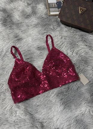 Новый топ с пайетками primark