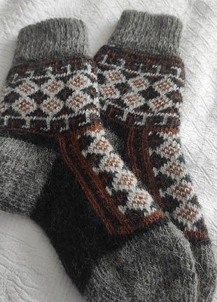 Вязаные носки