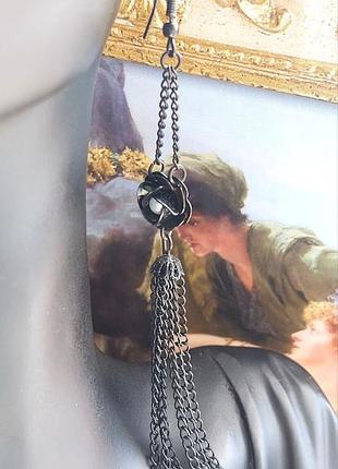 Вінтажні сережки троянди