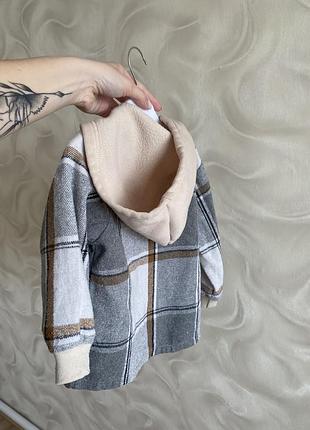 Теплая рубашка 3-4 года 100 размер