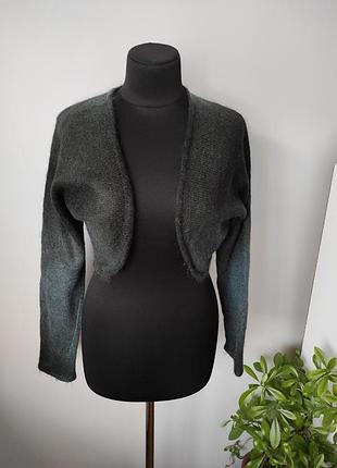 Трендовая теплая накидка рукава болеро кофта l р от noa noa