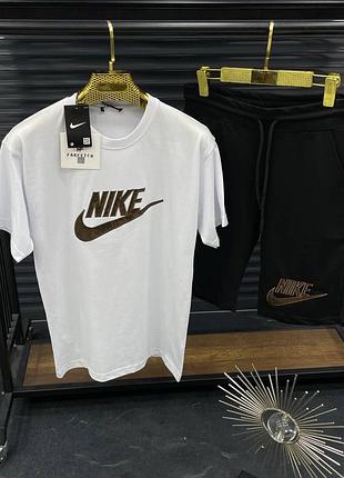 Літній чоловічий спортивний костюм футболка і шорти nike