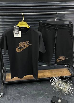 Літній чоловічий спортивний костюм футболка і шорти nike