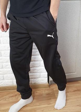Мужские чёрные спортивные штаны puma пума оригинал