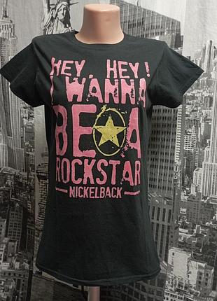 Футболка nickelback  - “ i wanna be a rock star”