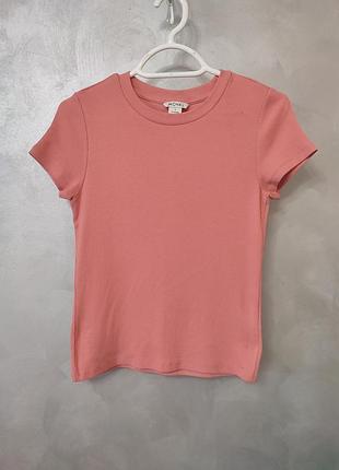 Футболка котонова в рубчик monki