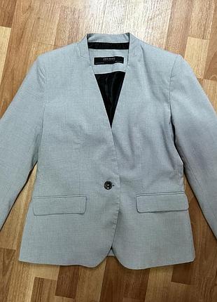 Пиджак zara голубого цвета
