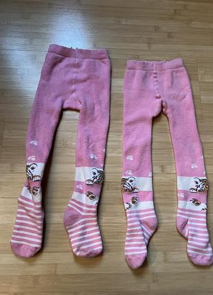 Колготы махровые conte kids - 2 пары