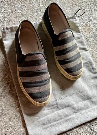 Эспадрильи слипоны brunello cucinelli