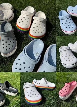 Жіночі крокси сабо на платформі crocs crocs crocband Shoes clog crocs crocband Shoes clog