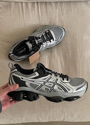 Кроссовки asics gel-quantum kinetic silver black 3