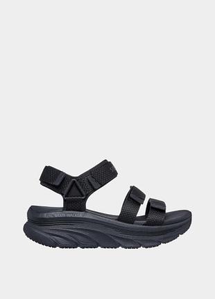 Оригинальные женские сандалии skechers / черного цвета