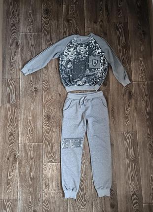 Спортивний костюм для дівчинки 8-10 р., 140-146 р.