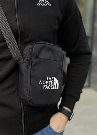 Сумка через плечо the north face, спортивная барсетка тнф на 4 отдела