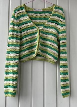 Кардиган кофтинка у весняних кольорах