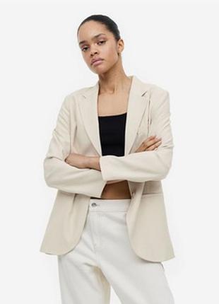 Пиджак zara молочного цвета