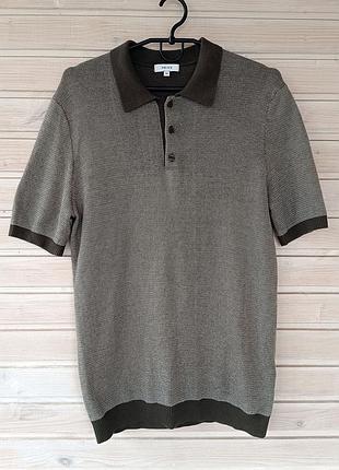 Брендовая футболка поло reiss размер m