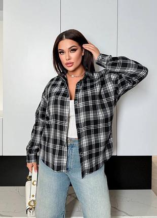 Рубашка в клетку 3 цвета