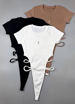 Боди с коротким рукавом