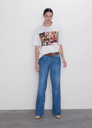Футболка с принтом " подсолнухи" ван гога zara оригинал ...