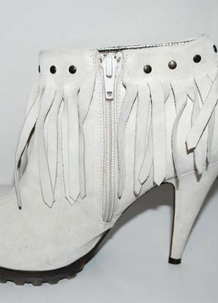 Замшевые ботильоны италия, р.37 mauro grifoni