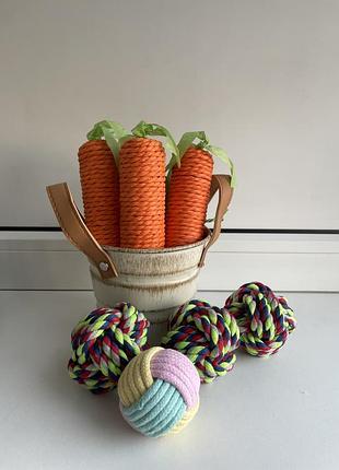 Морква для чищення зубів, іграшки для тварин