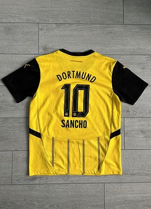 Футбольная футболка джейдон санчо боруссия дортмунд jadon sancho borussia dortmund puma football